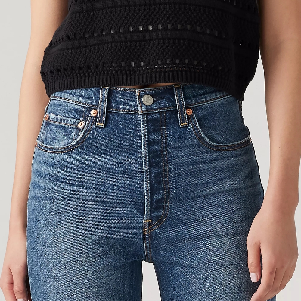 Levi's High Rise Indigo Jeans - Picture 3 of 16